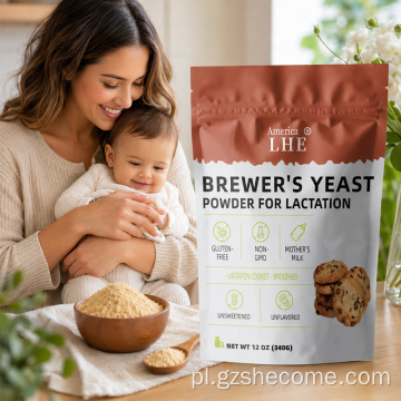 Organiczne drożdże w proszku Shecome Brewers wspierają karmiące mamy